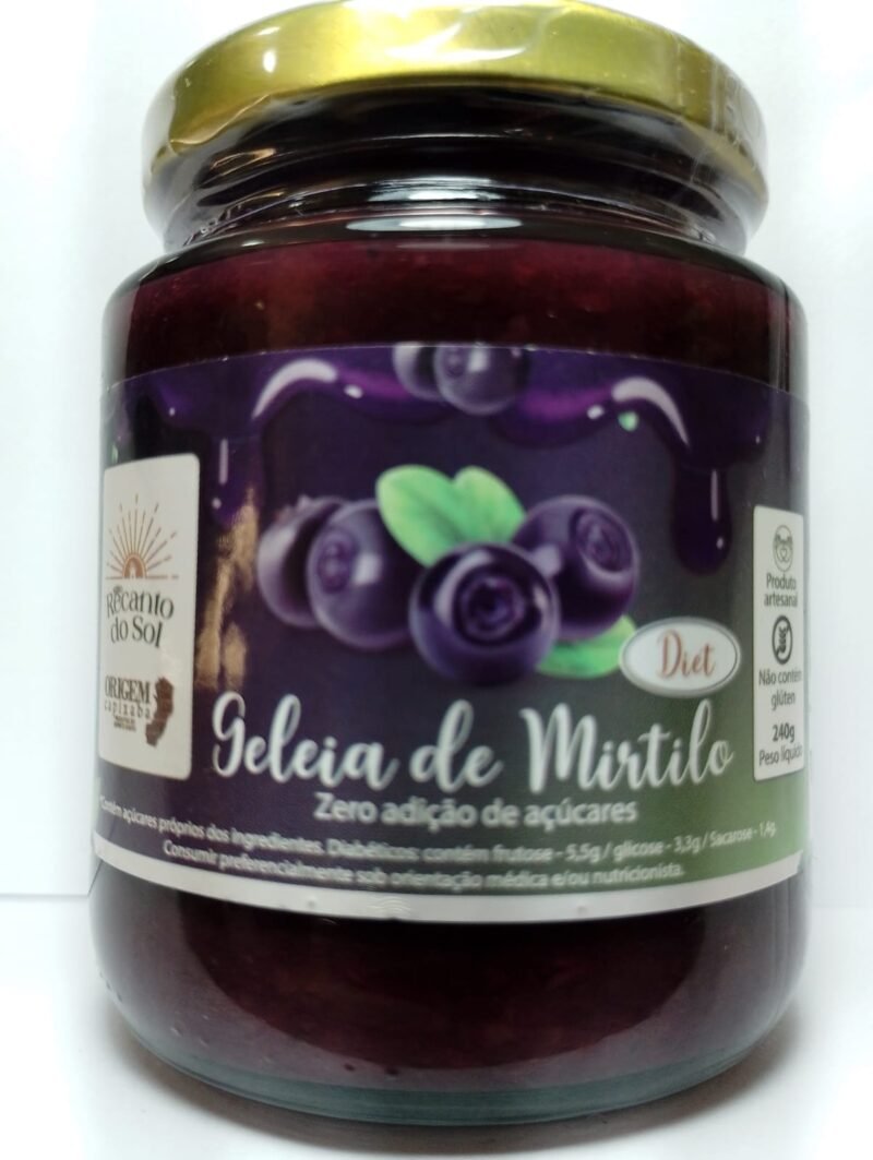 Geleia de Mirtilo 240g DIET