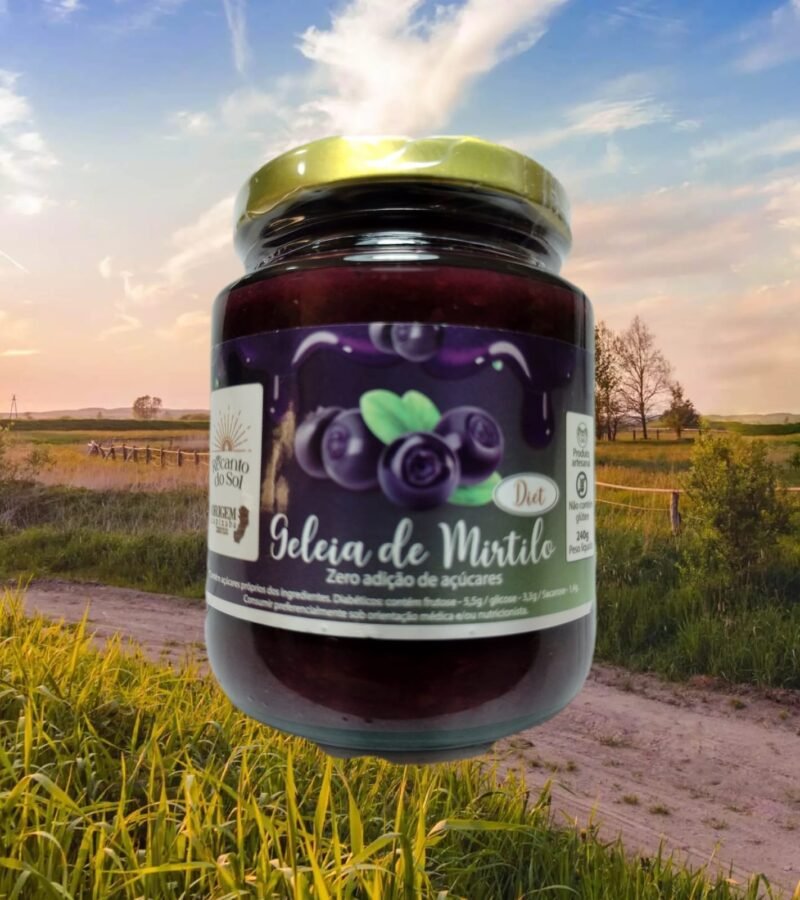Geleia de Mirtilo 240g DIET - Imagem 2