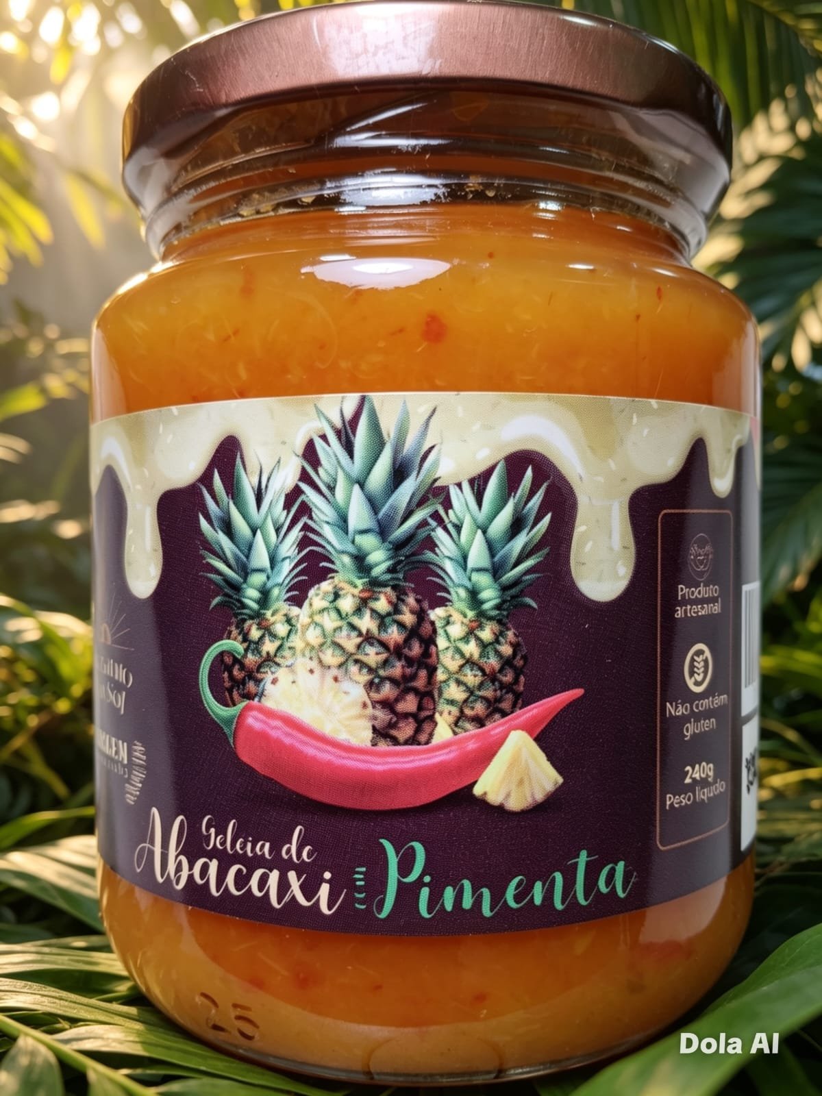 Geleia de Abacaxi com Pimenta 240g